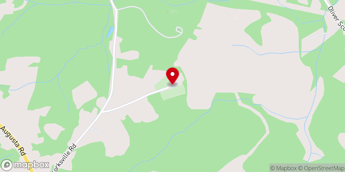 Map showing location of New Forksville Baptist Church