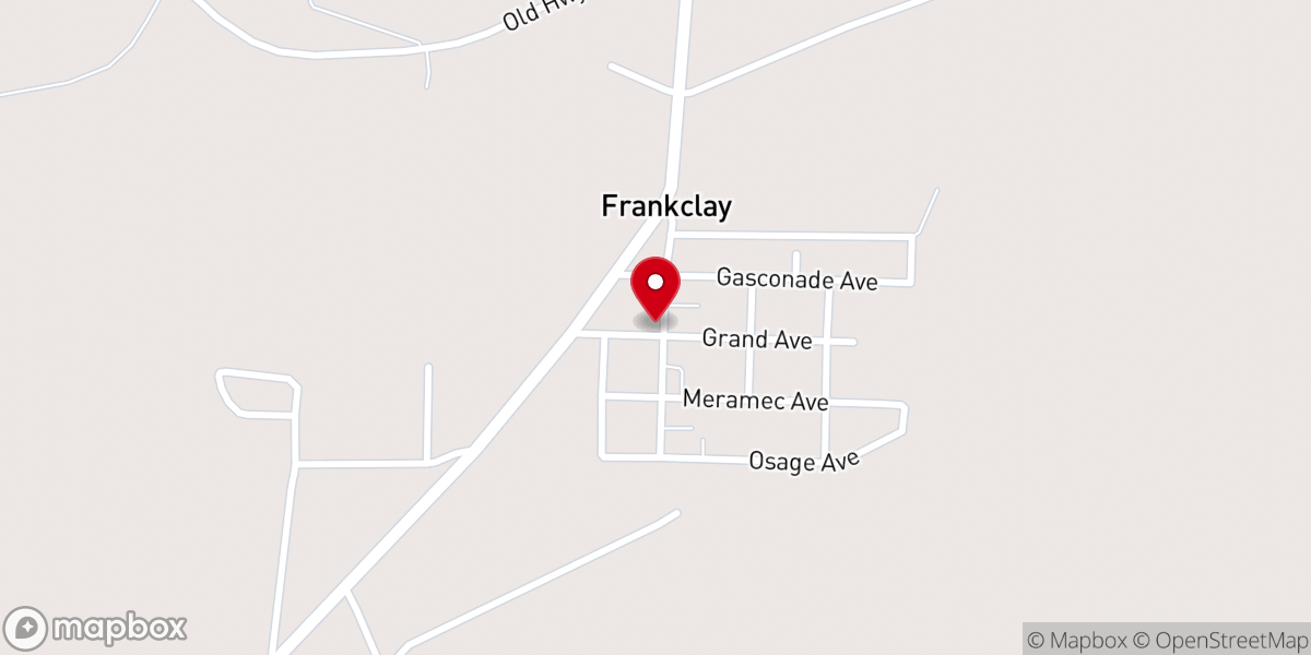 Map showing location of Frankclay Nazarene Church