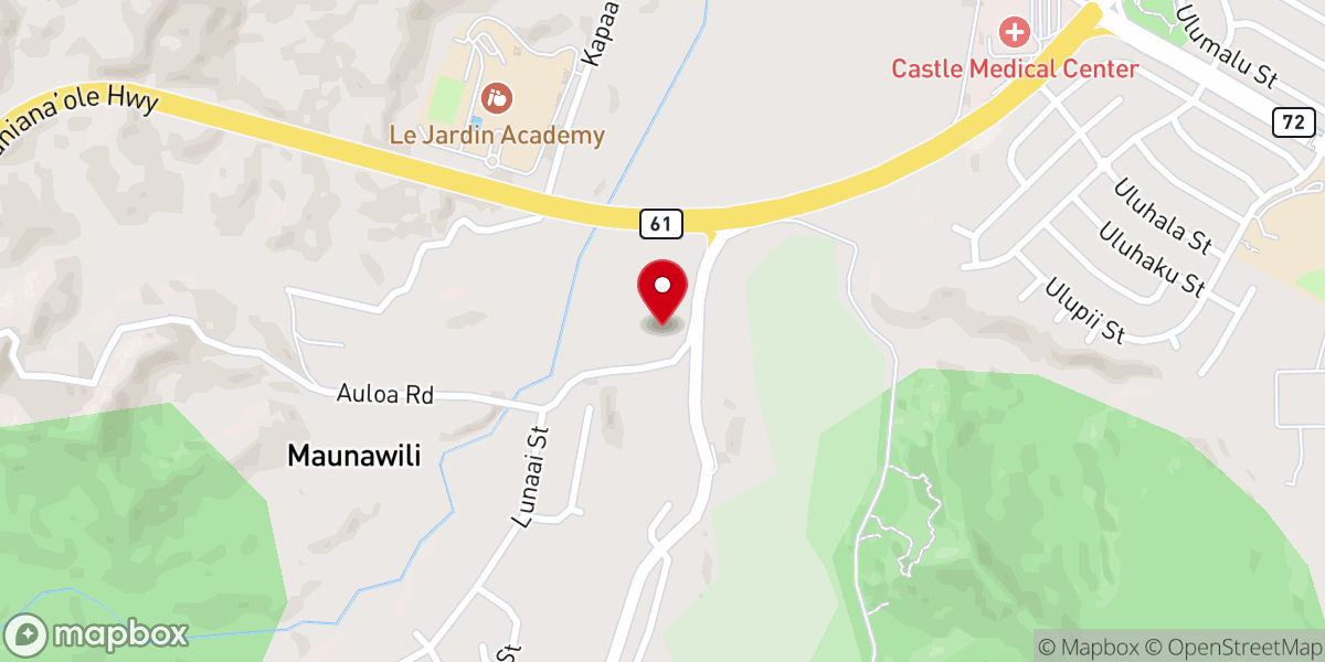 Map showing location of Trinity Presbyterian Church