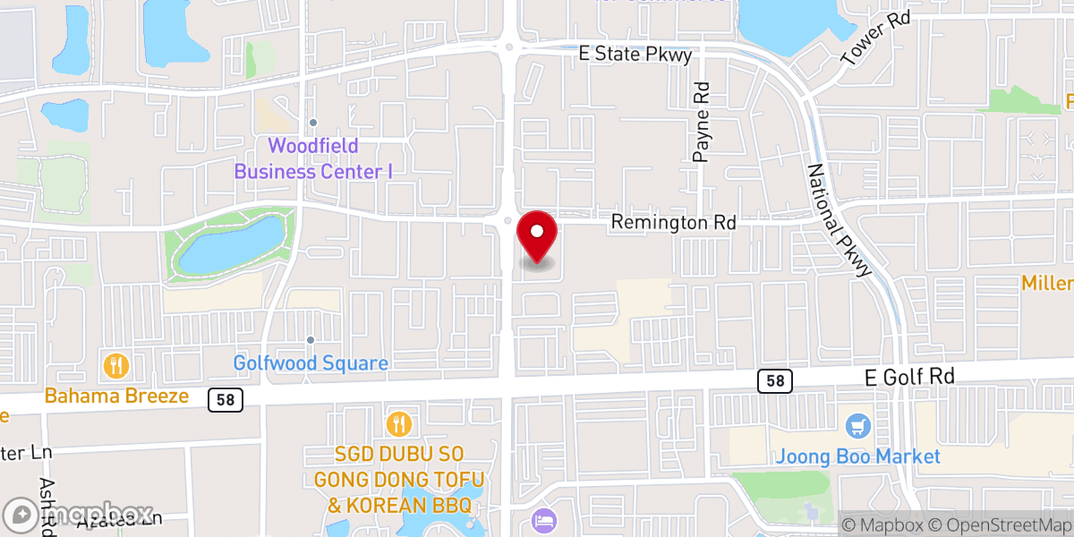 Map showing location of Christ Nation Church