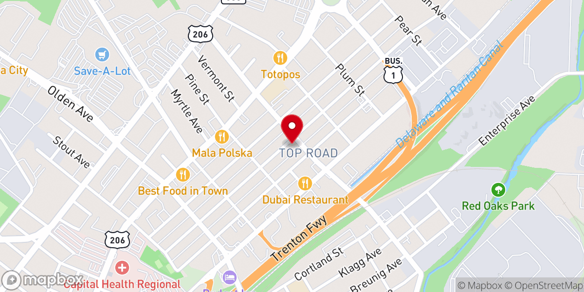 Map showing location of Greater Harvest Church World Wide