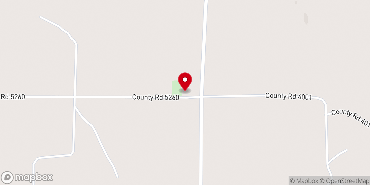 Map showing location of Zion Rest Church of Christ