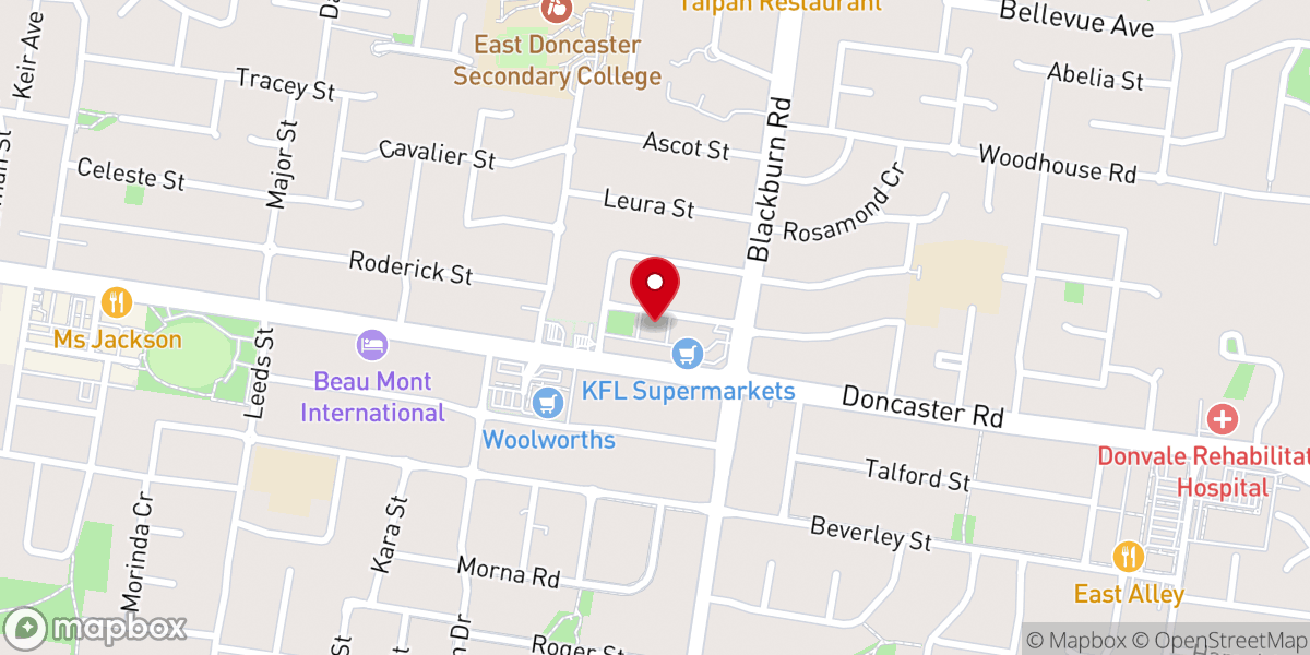 Map showing location of Pentecost Church