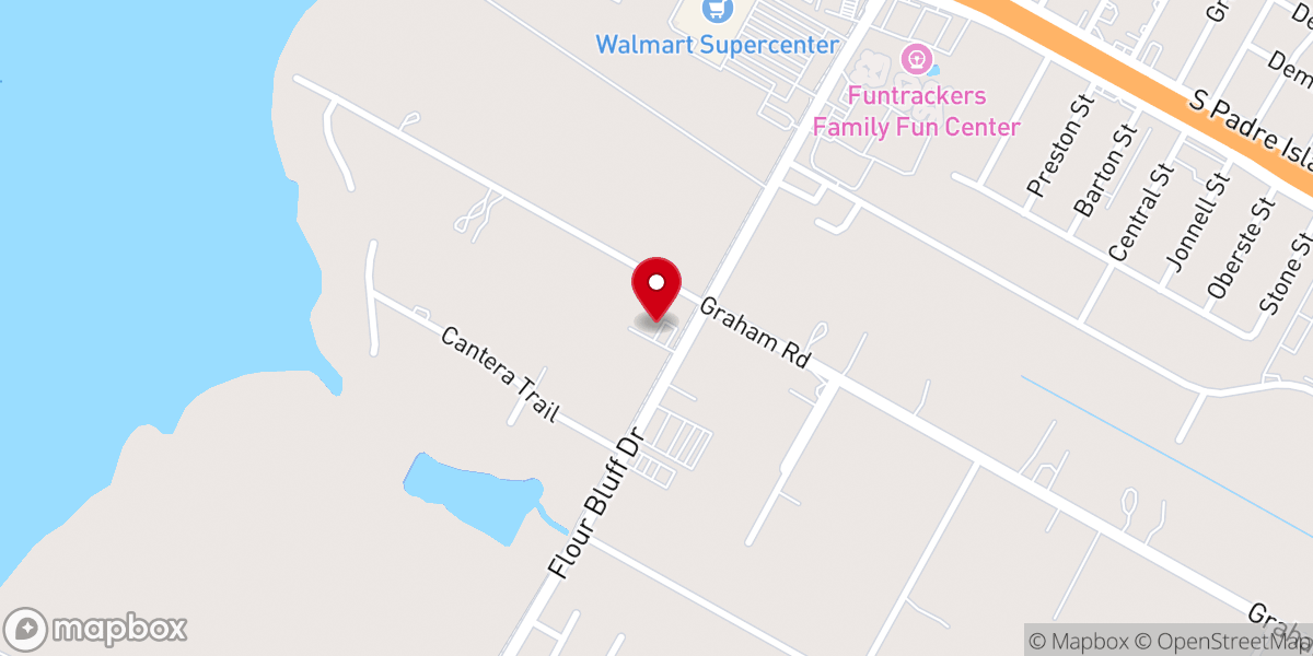 Map showing location of Grace Community Church