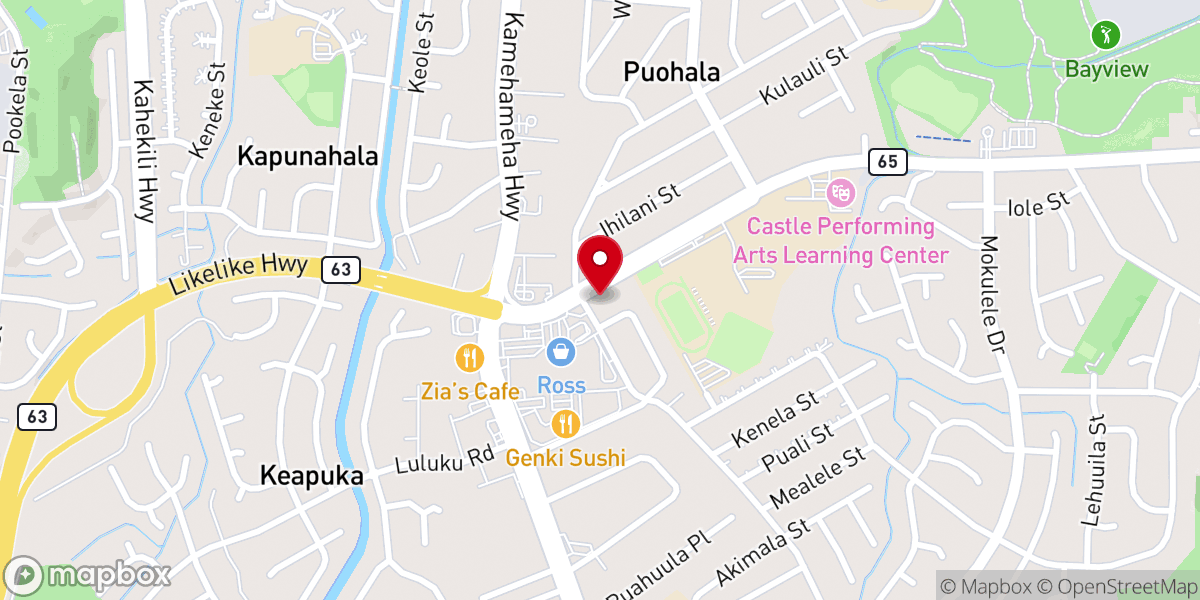 Map showing location of Calvary Episcopal Church