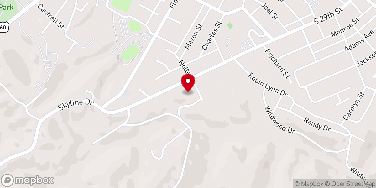 Map showing location of Wildwood Church of God