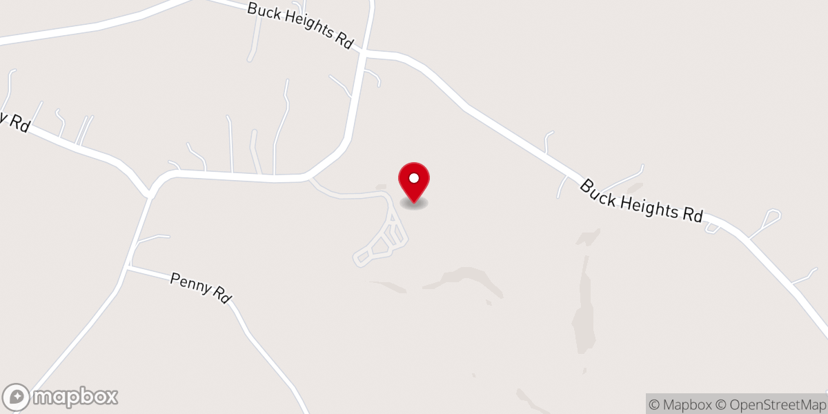 Map showing location of Rawlinsville Camp Meeting Association