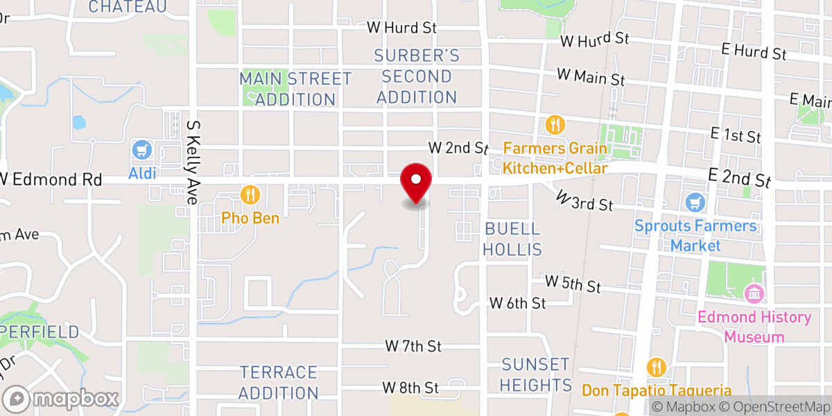 Map showing location of United Charismatic Healing Ministry