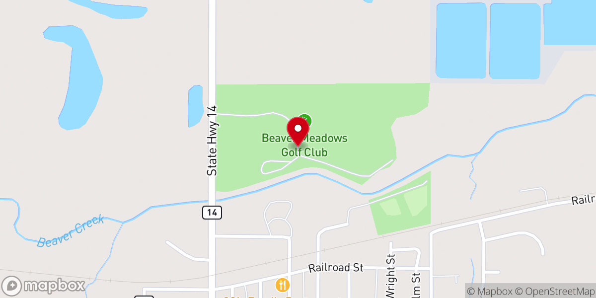 Map showing location of Beaver Meadows County Park