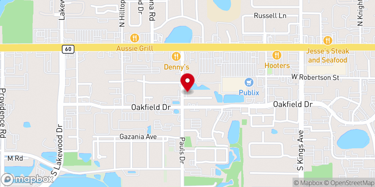 Map showing location of HighPlaces Worship Center