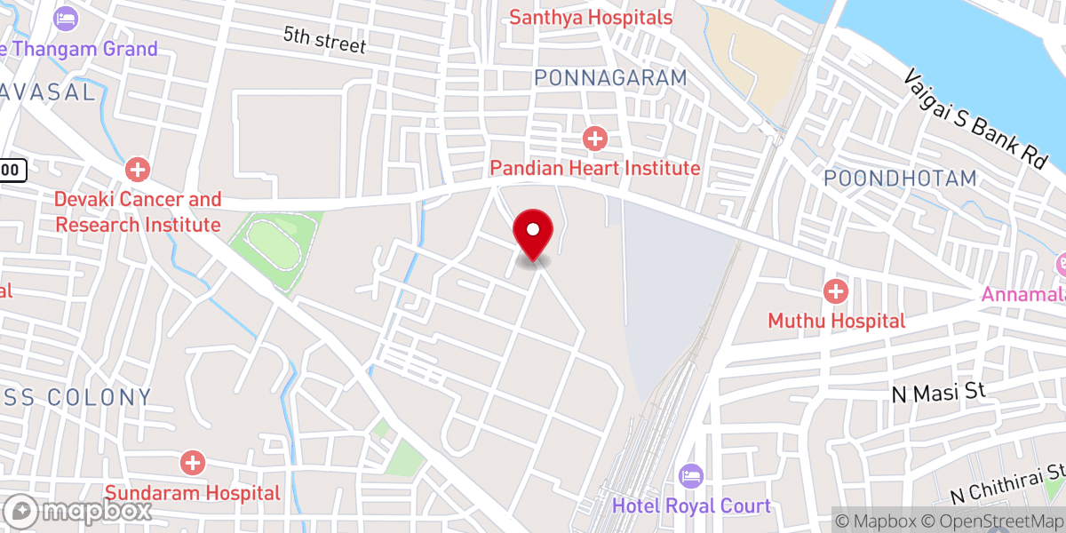 Map showing location of Sacred Heart Church