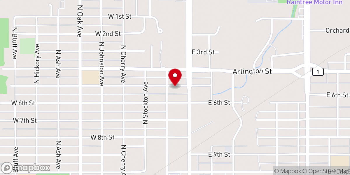 Map showing location of Abbas House Worship Center