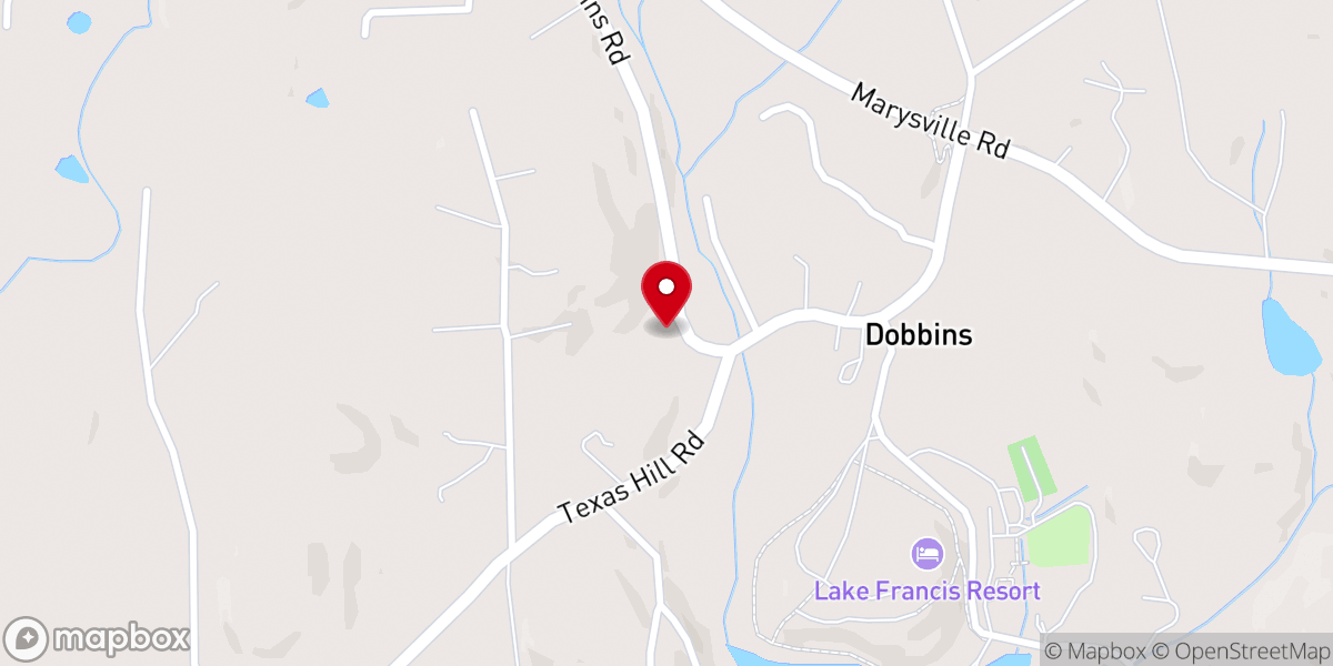 Map showing location of Sacred Heart Parish