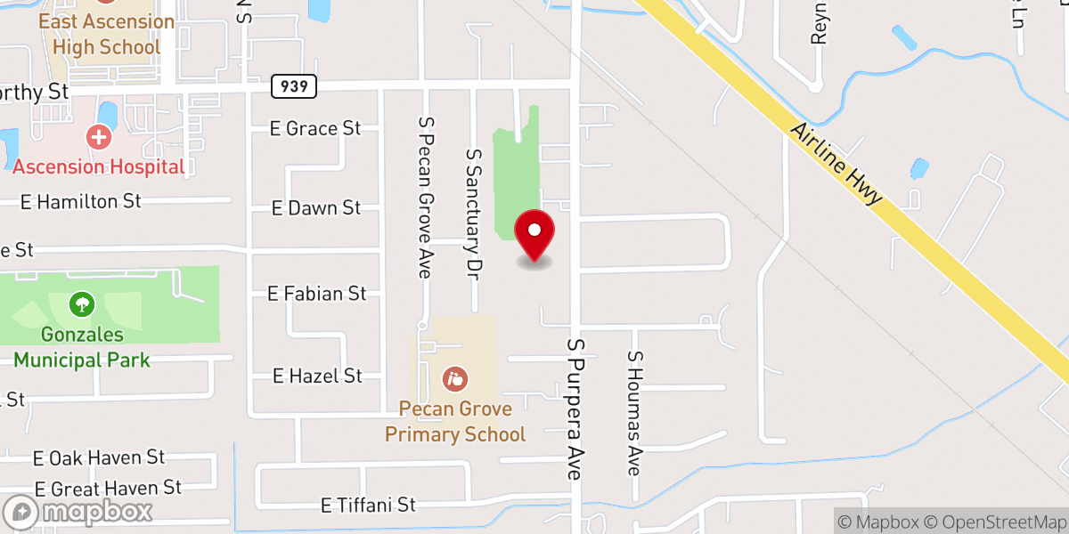 Map showing location of I Walk By Faith Ministry