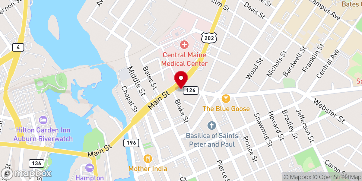 Map showing location of Decoster Family Charitable Foundation