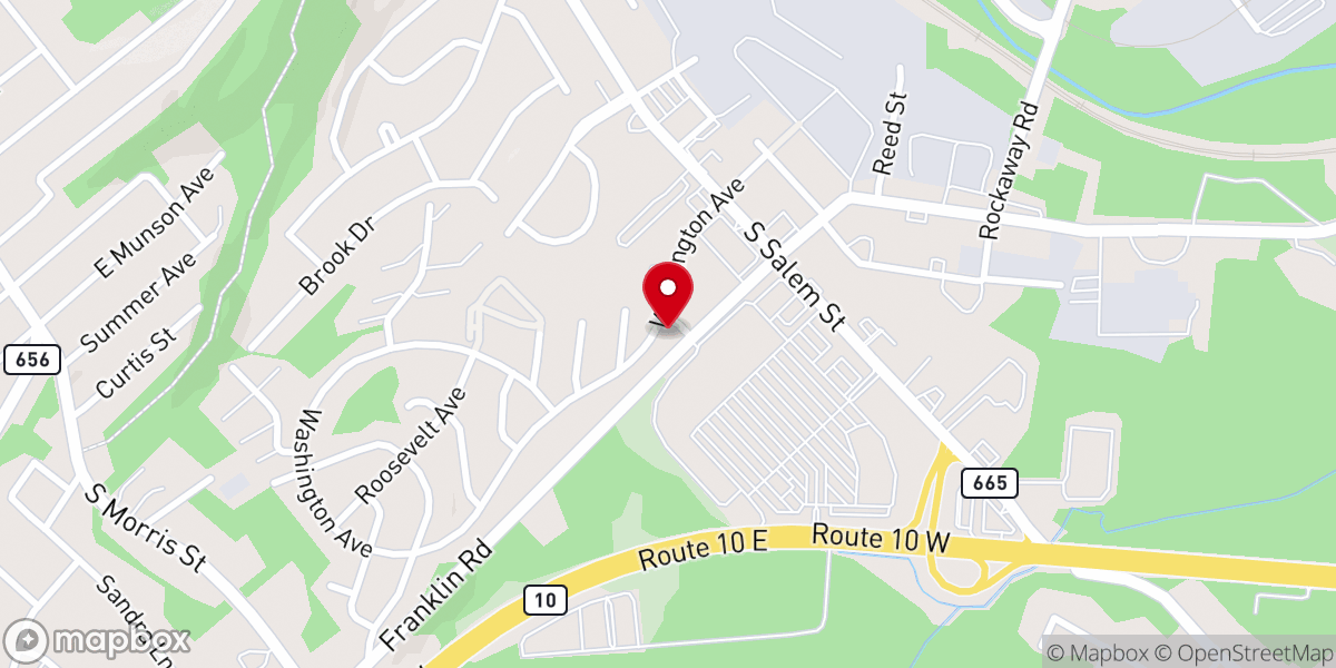 Map showing location of Garden Chapel