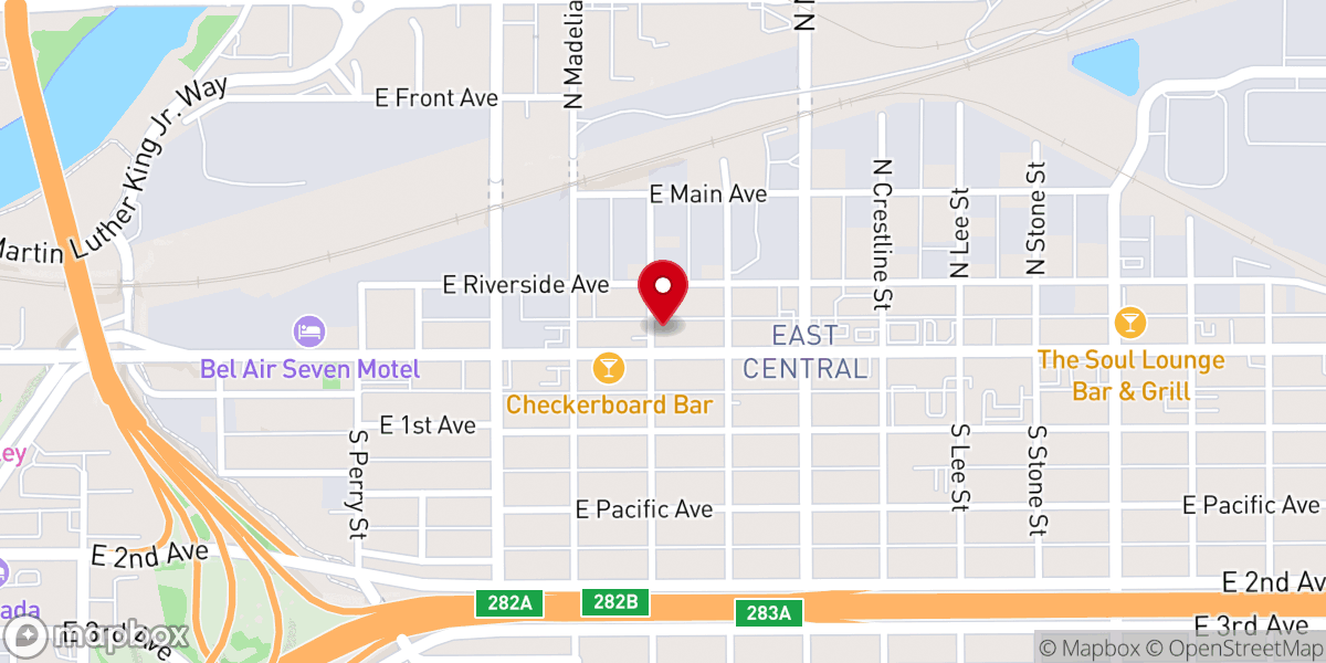 Map showing location of Revival Culture Church