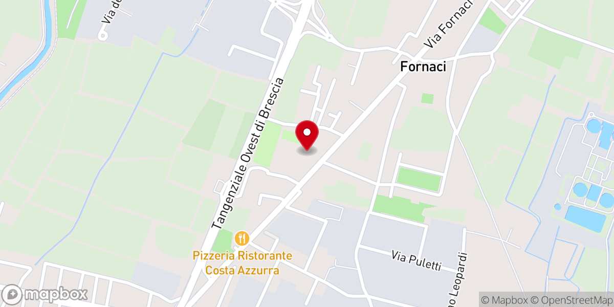 Map showing location of Oratorio di Fornaci