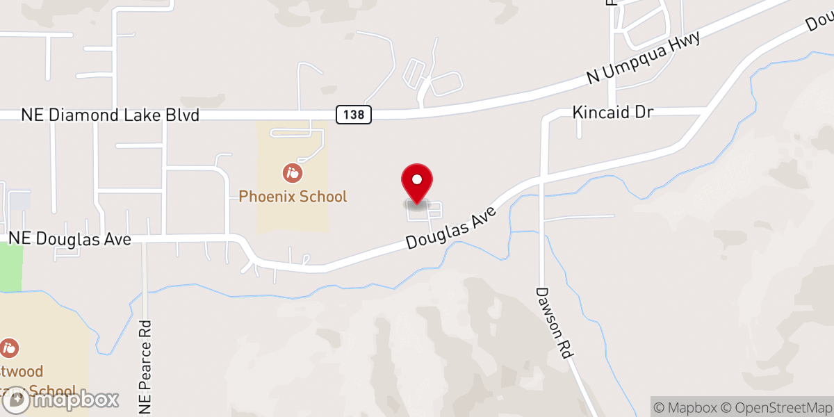 Map showing location of Covenant Grace Presbyterian