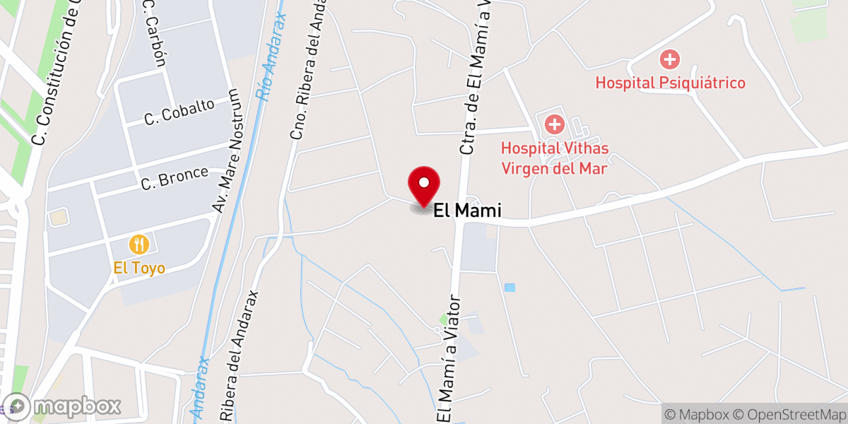 Map showing location of Ermita de San Miguel