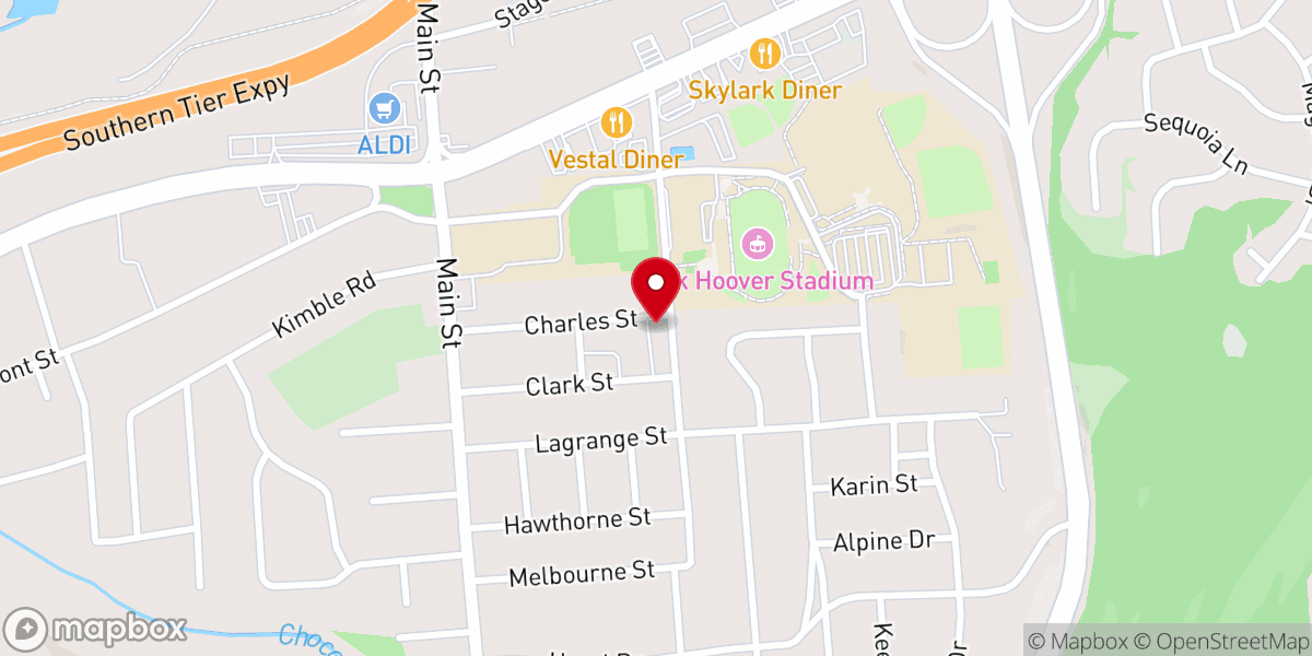 Map showing location of Family Life Church