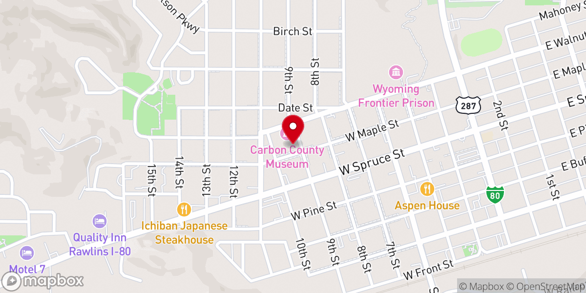 Map showing location of Trinity Assembly of God