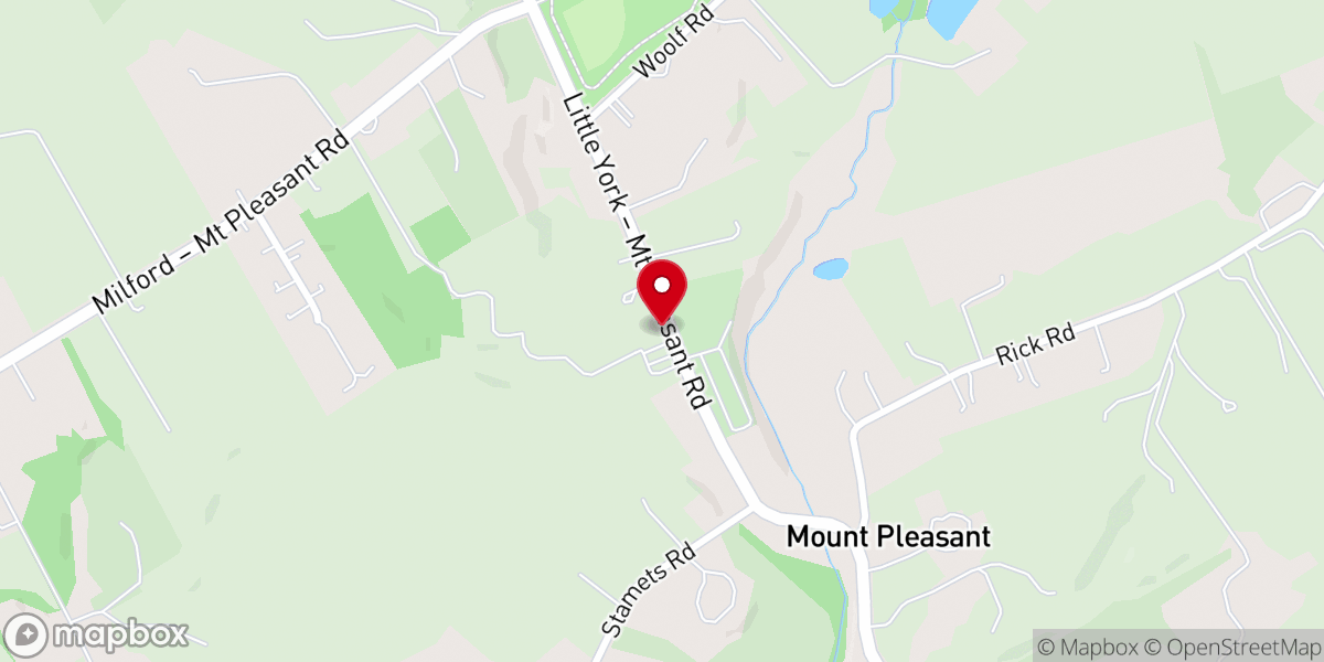 Map showing location of Alexandria First Presbyterian