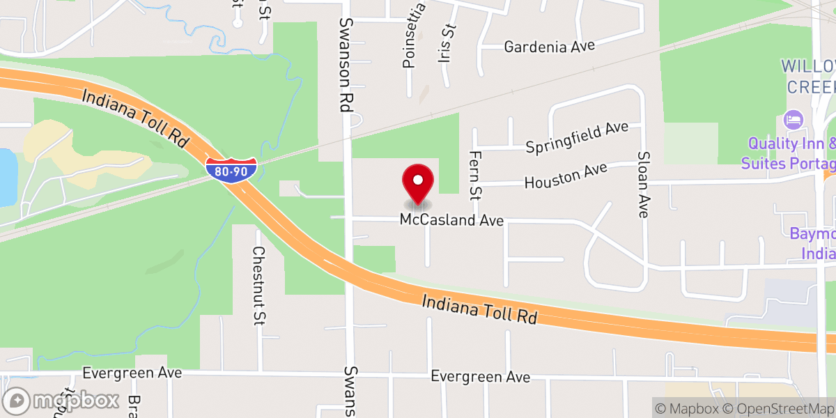 Map showing location of Victory Life Christian Center