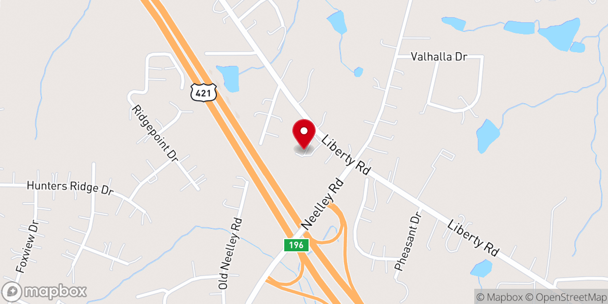 Map showing location of Life Church Fellowship Inc