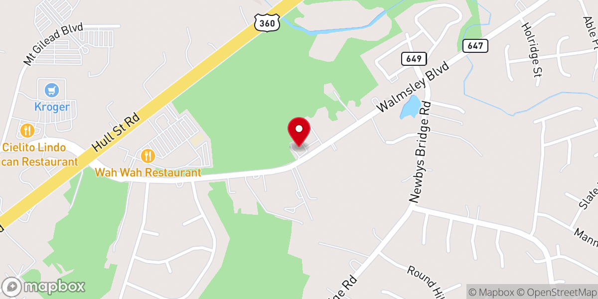 Map showing location of Faith & Family Church