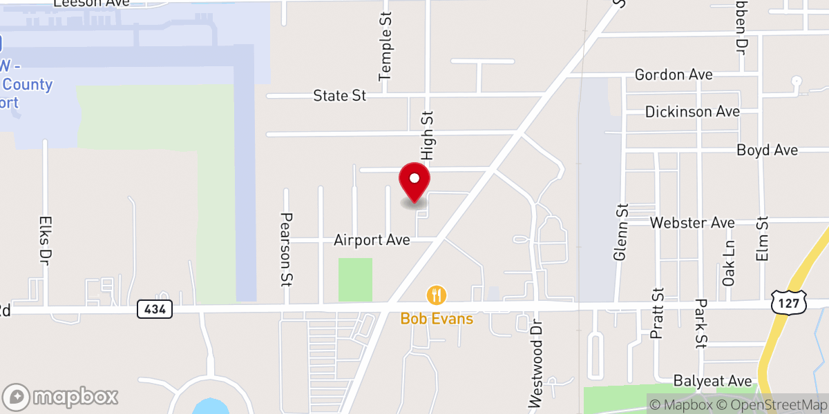 Map showing location of Soulbridge Vineyard Church