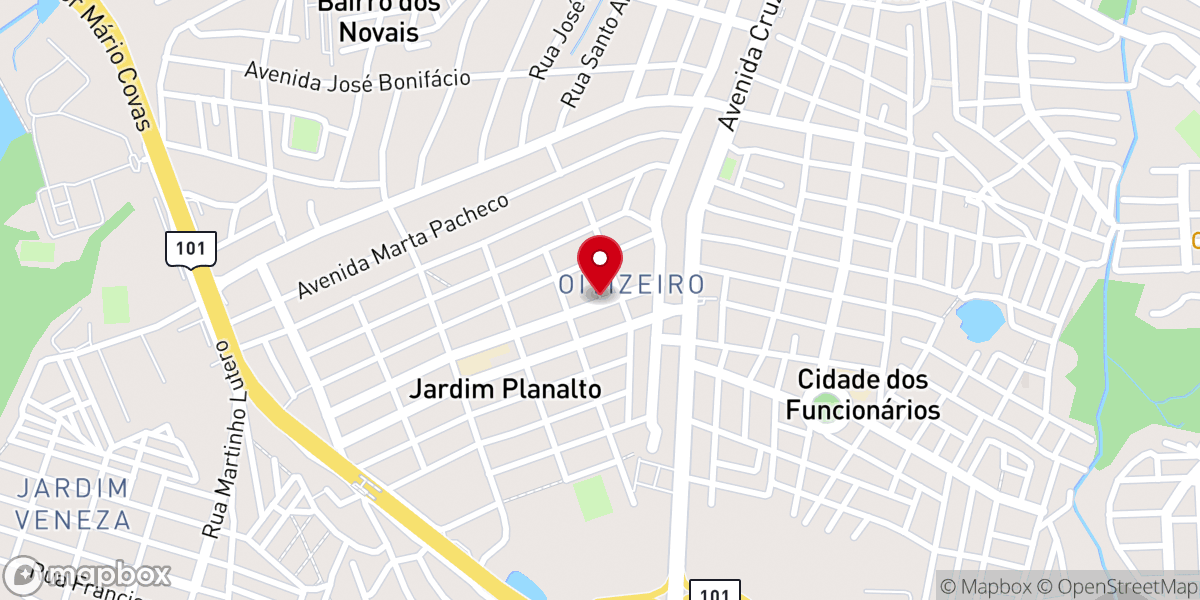 Map showing location of Paróquia Virgem Mãe dos Pobres