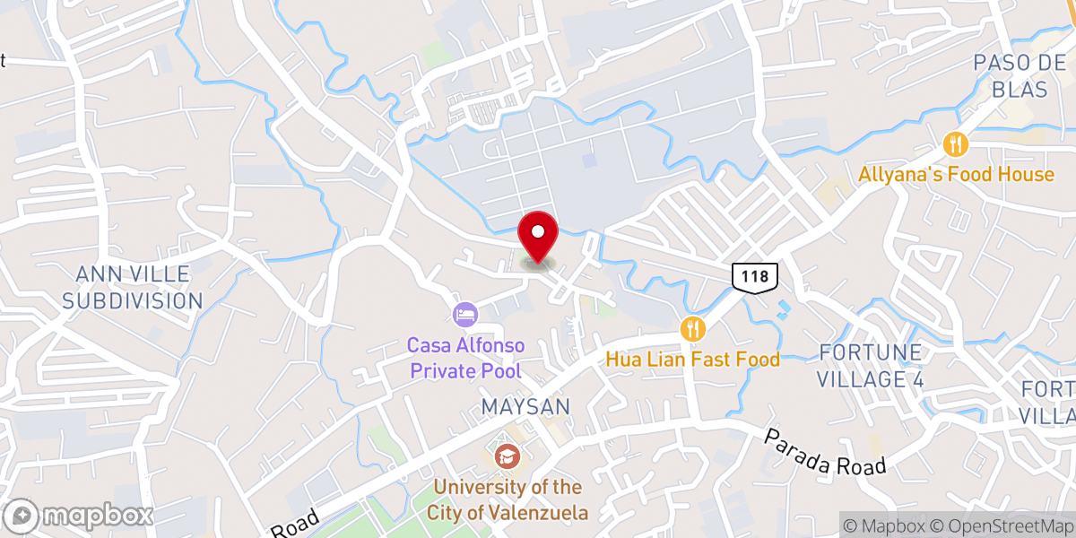 Map showing location of Jesus Our Life Christian Church