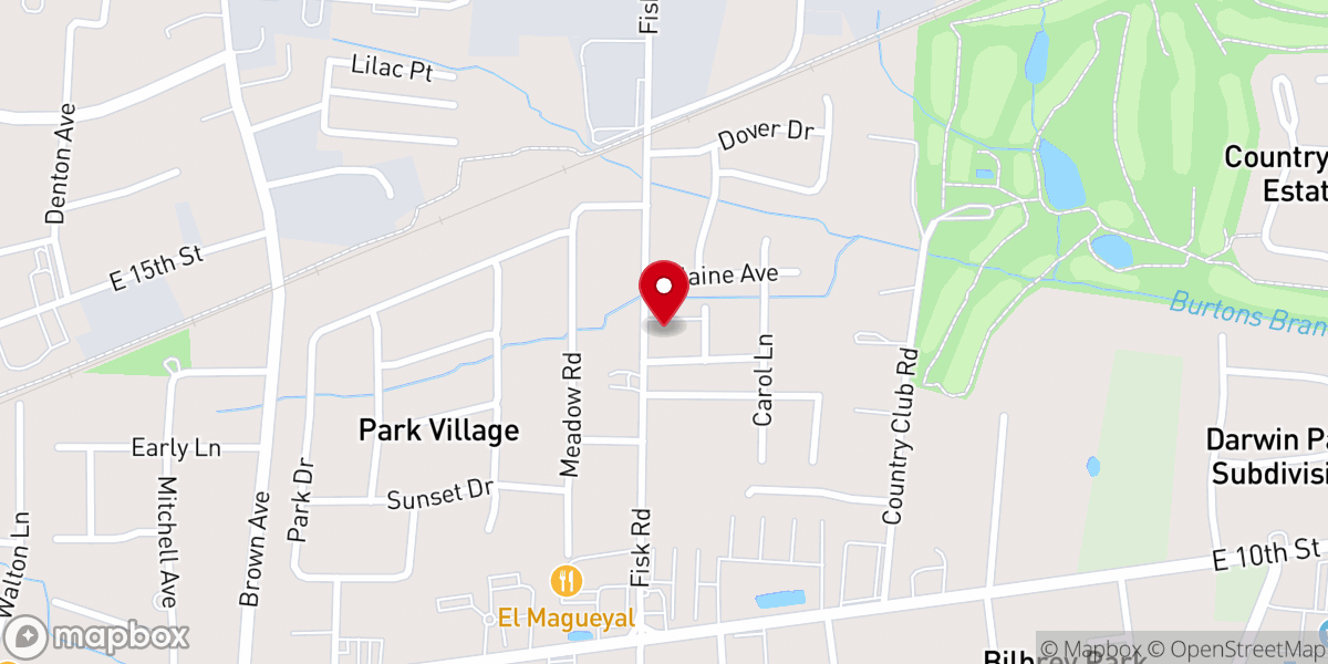 Map showing location of Cookeville First Church of God