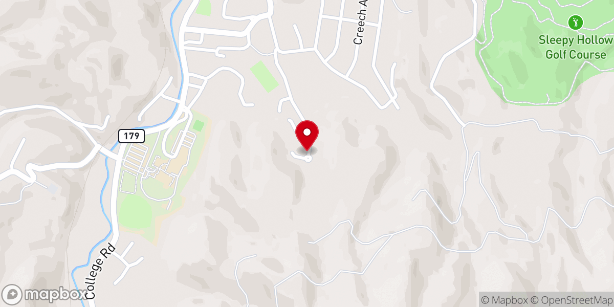 Map showing location of Macedonia Church