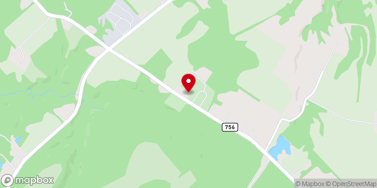 Map showing location of Calvary Baptist Church Moscow Ohio