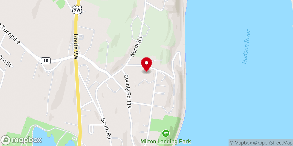 Map showing location of Milton & Marlboro Untd Methodist