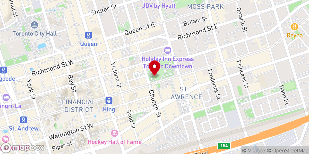 Map showing location of The Cathedral Church of St. James