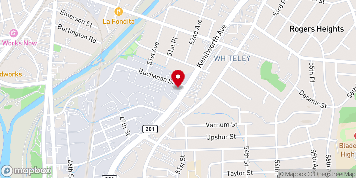 Map showing location of Jubilee Christian Church International