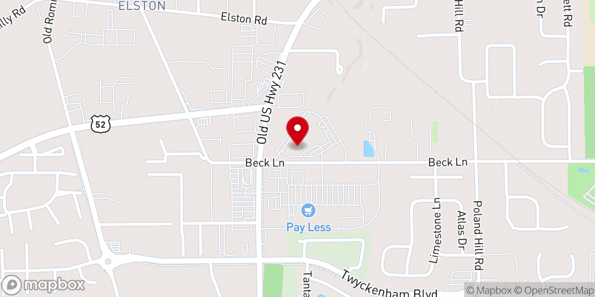 Map showing location of River City Church