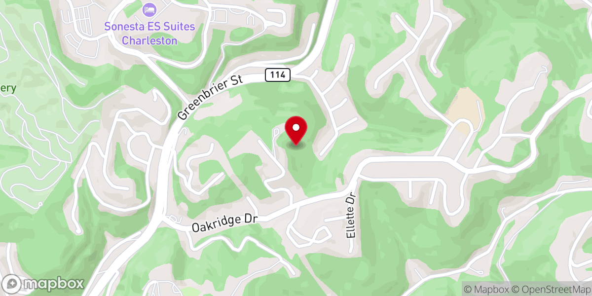 Map showing location of West Virginia Institute for Spirituality Inc