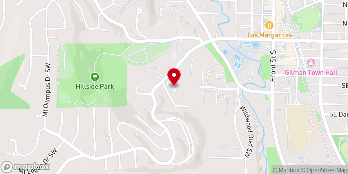 Map showing location of Living Hope Bible Church