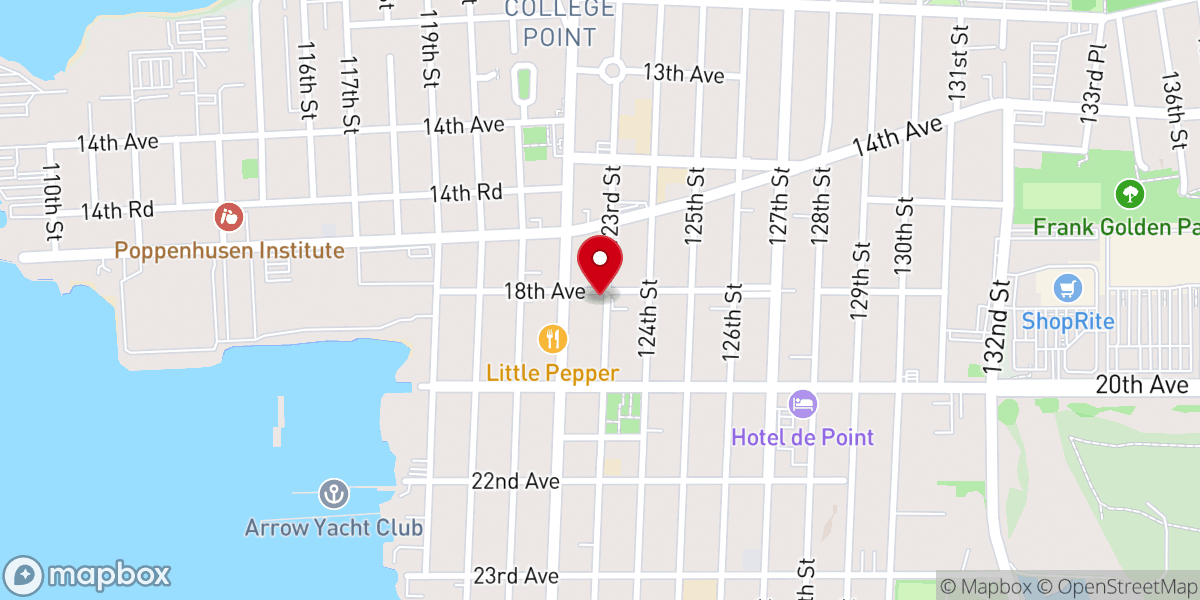 Map showing location of Iglesia La Vina Inc