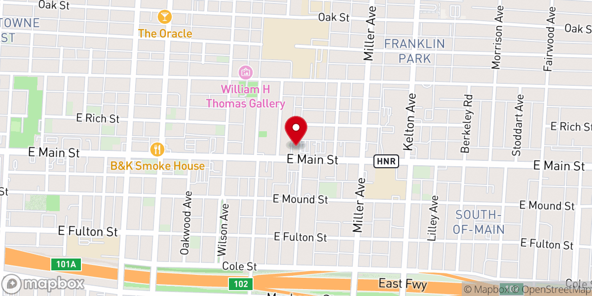 Map showing location of Total Man Ministries