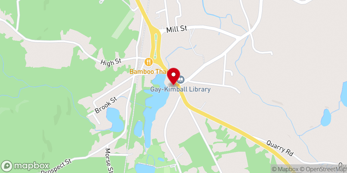Map showing location of Trinitarian Congregational Church