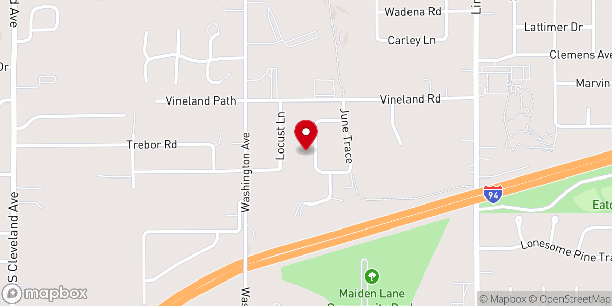 Map showing location of New Apostolic Church