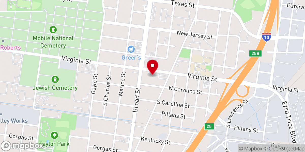 Map showing location of Christ Temple Apostolic Church