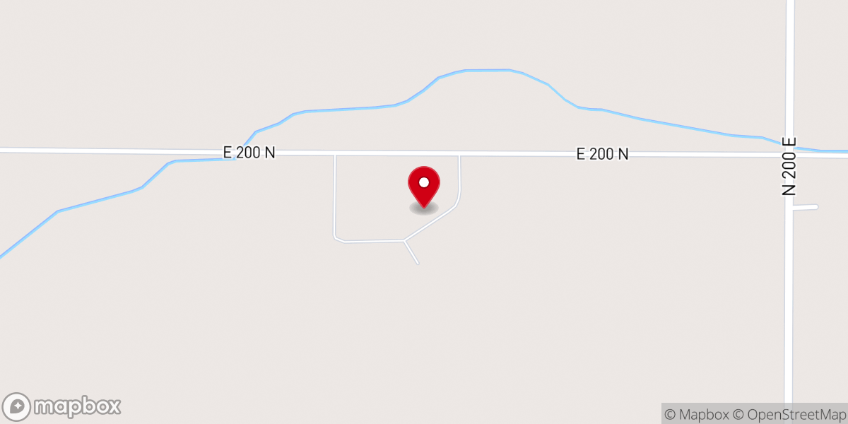 Map showing location of Christ's Cowboy Country Church