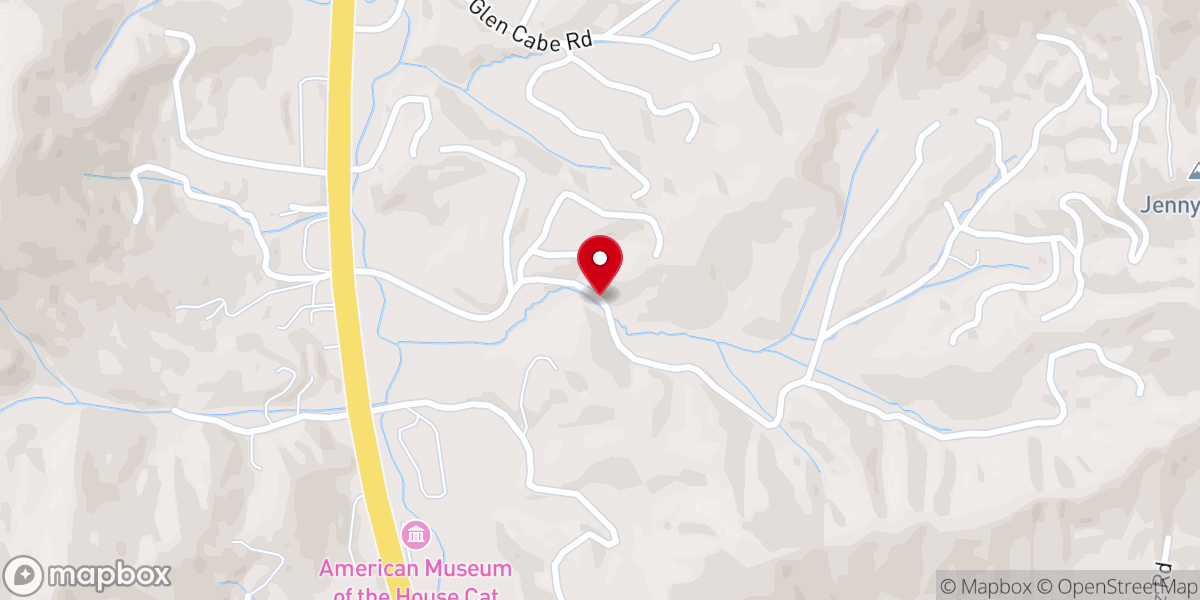 Map showing location of Calvary Baptist Church