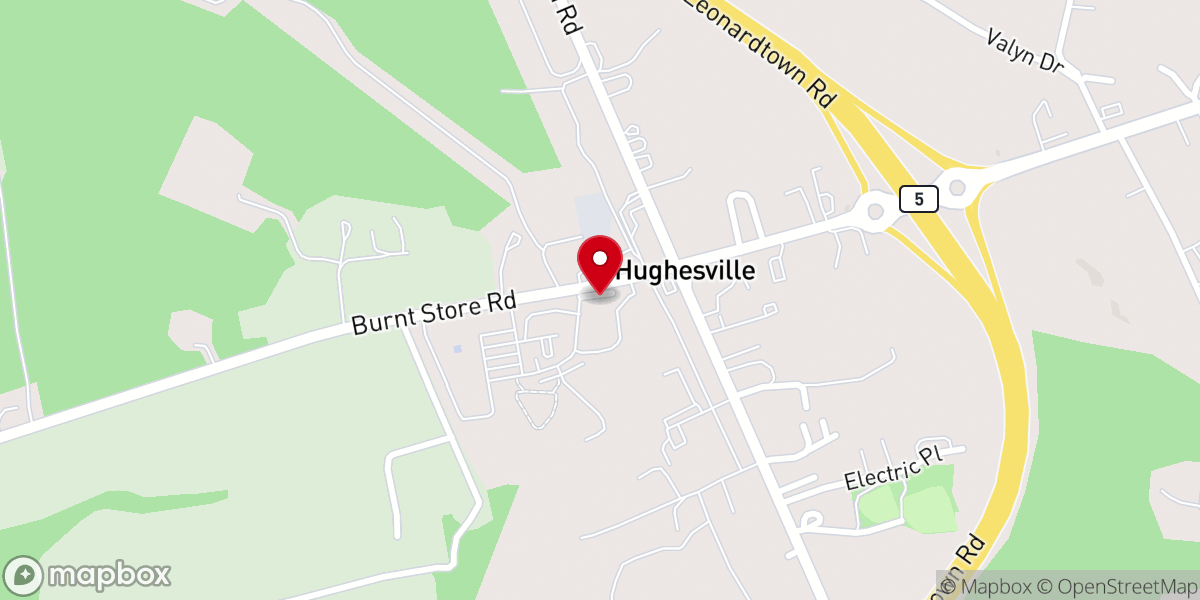 Map showing location of Say Yes Southern Maryland Inc